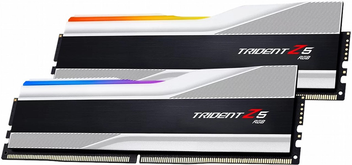 Оперативна пам'ять G.Skill DDR5-6400 32768 MB PC5-51200 (Kit of 2x16384) Trident Z5 RGB Silver (F5-6400J3239G16GX2-TZ5RS) - зображення 2