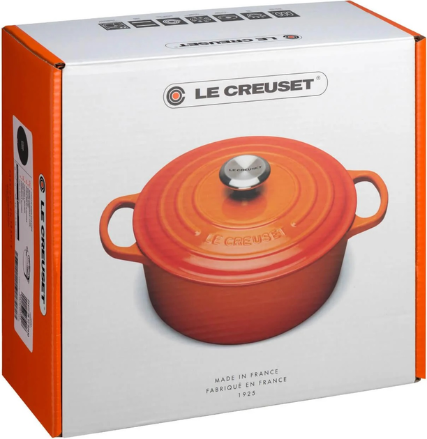 Garnek Le Creuset Signature cherry red z pokrywką 5.3 l (21177260602430) - obraz 7