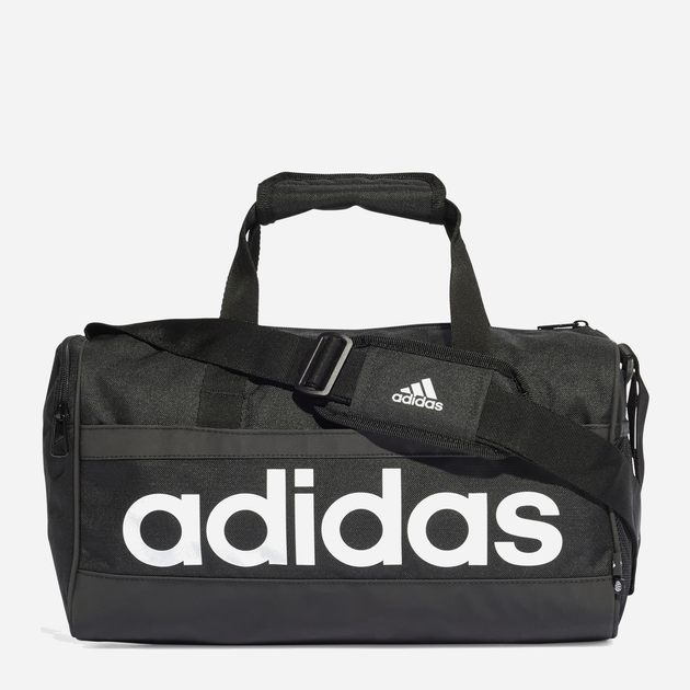 Спортивна сумка тканинна Adidas Linear Duffel XS HT4744 Чорна (4066751016253) - зображення 1