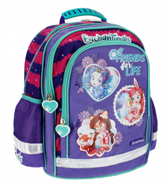 Plecak szkolny Starpak Enchantimals Friends Life (5902643693043) - obraz 3