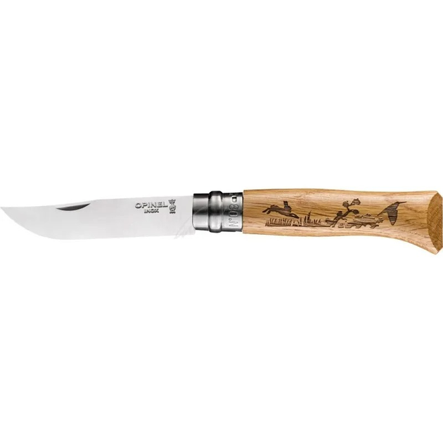 Нож Opinel 8 VRI заец дуб (1013-204.78.87) - изображение 1