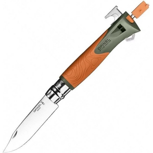 Ніж Opinel №12 Explore w/ Tick Remover Orange (1013-204.66.77) - зображення 1