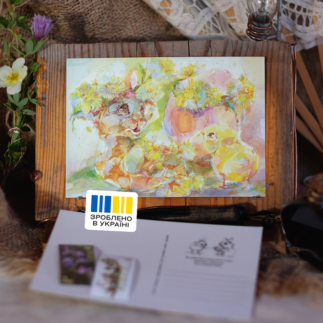 Комплект листівок JaneB Весна в кролячій норі - Фото 6 Комплект листівок JaneB Весна в кролячій норі - изображение 6