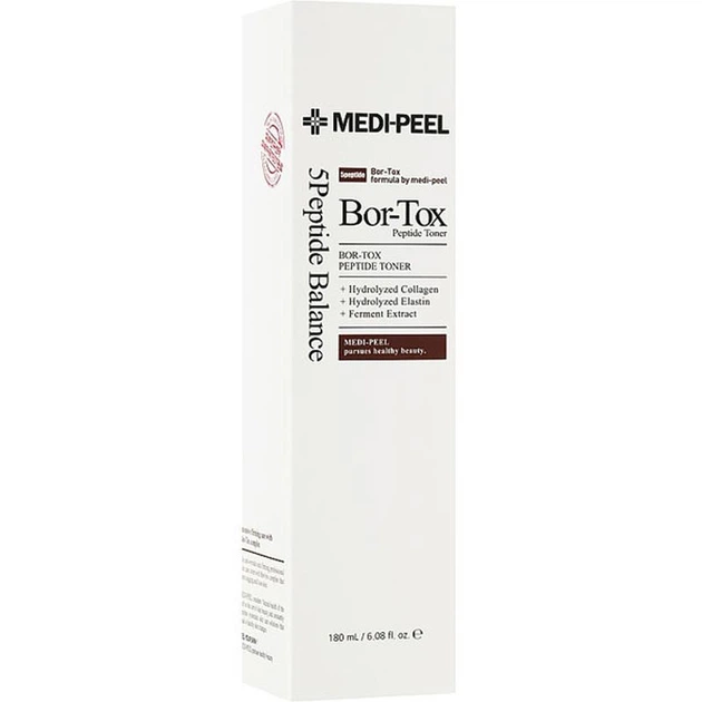 Тонер антивозрастной с валюфилином MEDI-PEEL Bor-Tox 5 Peptide Toner - 180 мл - Фото 2 Тонер антивозрастной с валюфилином MEDI-PEEL Bor-Tox 5 Peptide Toner - 180 мл - изображение 2