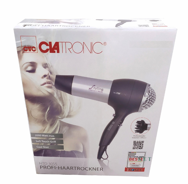 Надежный немецкий фен для волос Clatronic HTD 3055 Profi
