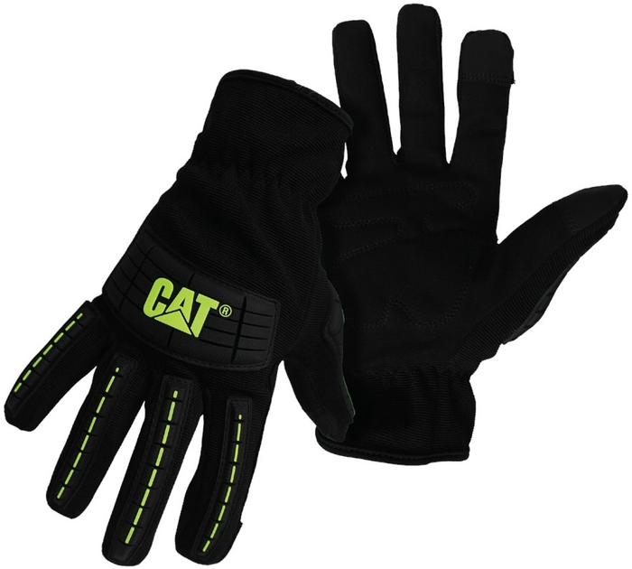 Захисні рукавички CAT impaCT сенсорні M чорні (4895171750184) - зображення 1