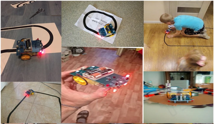 Комплект DIY у формі Електронний Інтелектуальна розумний автомобільний комплект - изображение 8