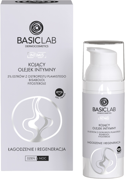 Olejek do pielęgnacji intymnej BasicLab Dermocosmetics Intimis Łagodzenie i Regeneracja 50 ml (5904639173782) - obraz 1