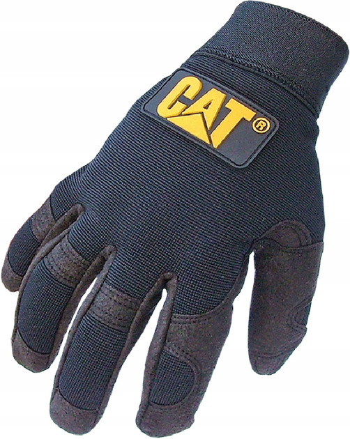 Захисні рукавички CAT міцний cтреч-спандекс L чорні (4895171749911) - зображення 1