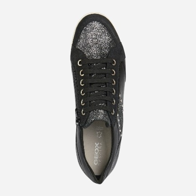 Sneakersy damskie Geox D0468H08577-C9999 36 23.4 cm Czarne (8050036010193) - obraz 4