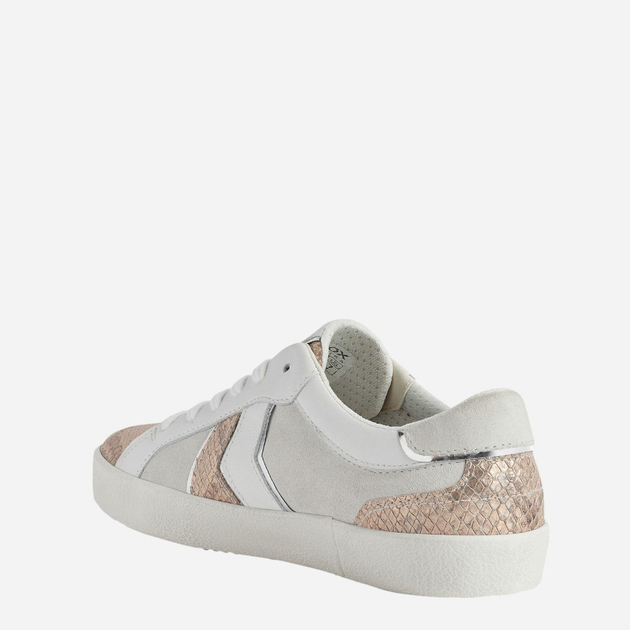 Sneakersy damskie skórzane Geox D16FBC022RY-C1QH8 36 23.4 cm Biały/Różowe złoto (8050036517586) - obraz 3