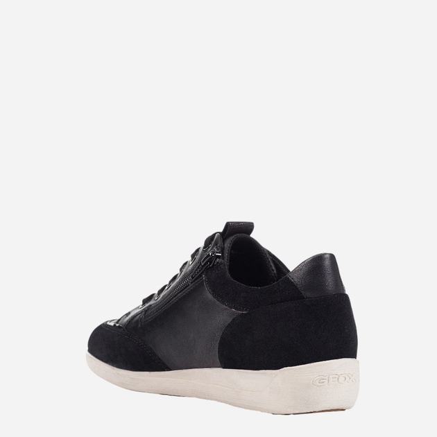 Sneakersy damskie Geox D2568B08522-C9999 38 24.7 cm Czarne (8050036583635) - obraz 3