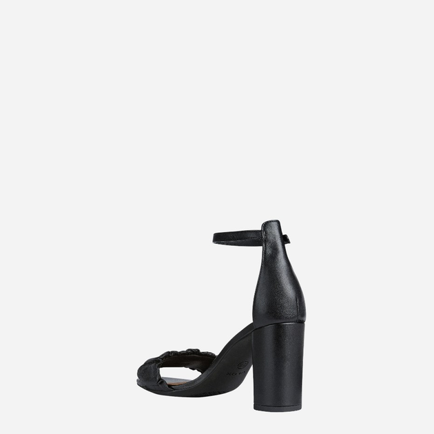 Sandały damskie na obcasie Geox D25NBC000TU-C9999 41 26.7 cm Czarne (8050036523563) - obraz 3