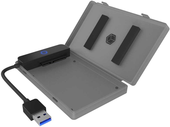 Obudowa zewnętrzna ICY BOX dla SSD/HDD 2.5" SATA Grey (IB-AC603b-U3) - obraz 5