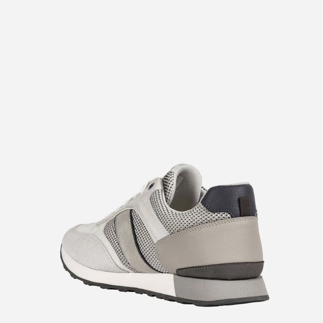 Buty sportowe męskie Geox U15BND02214-C1167 44 29.3 cm Szary/Biały (8050036067654) - obraz 3