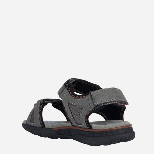 Sandały męskie sportowe Geox U25ELA0EK14-C1996 40 26.7 cm Szare (8056206096851) - obraz 3