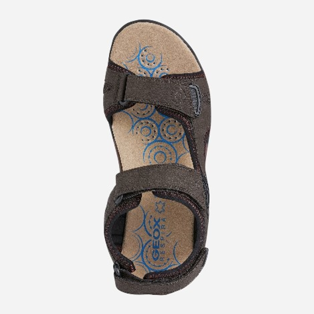 Sandały męskie sportowe Geox U25ELA0EK14-C6009 42 28 cm Kawowe (8050036561305) - obraz 4