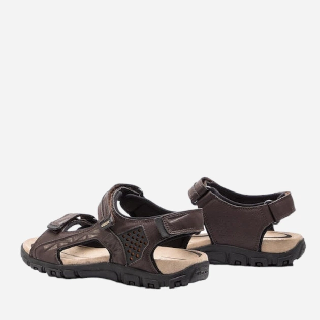 Sandały męskie sportowe Geox U9224C000BC-C0013 46 30.6 cm Brązowe (8058279900714) - obraz 3
