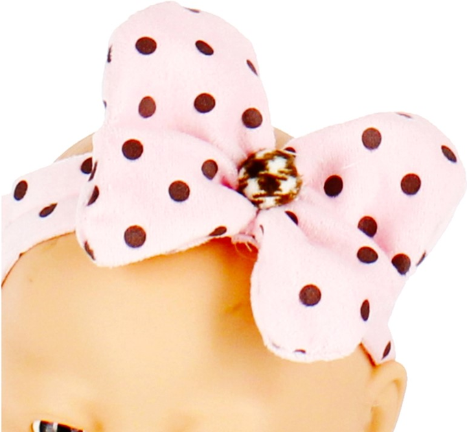 Lalka bobas JQ Baby z kokardką na głowie 40 cm (5908275186823) - obraz 3