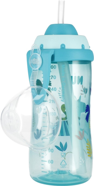 Kubek ze słomką Nuk First Choice Flexi Cup Niebieski 300 ml (4008600439967) - obraz 3
