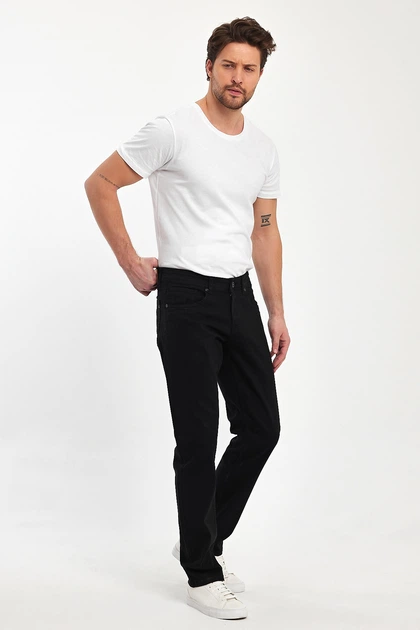 Джинсы comfort fit Trend Collection 3701-1 черный (BLACK) 33 - Фото 3 Джинсы comfort fit Trend Collection 3701-1 черный (BLACK) 33 - изображение 3