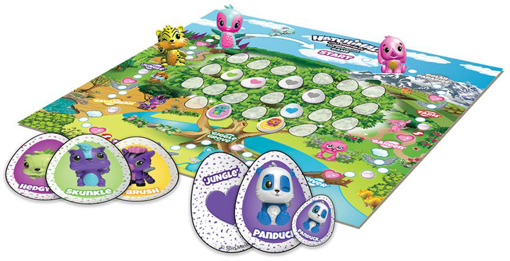 Gra planszowa Spin Master Games Hatchimals Adventure z czterema ekskluzywnymi figurkami kolekcjonerskimi (6039474) - obraz 2