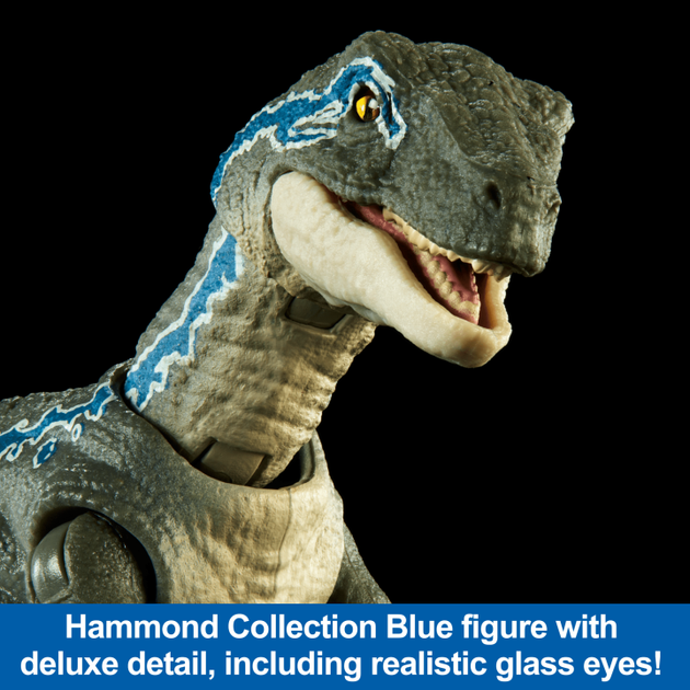 Фігурка динозавра Світ Юрського періоду Hammond Collection Velociraptor Blue (HTV62) - зображення 2