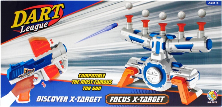 Zestaw do zabawy Mega Creative Dart League Focus X-Target z akcesoriami (5908275185239) - obraz 1