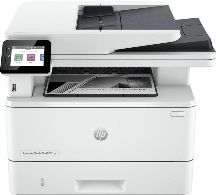 Urządzenie wielofunkcyjne HP LaserJet Pro MFP 4102FDN S/W-Laser 4in1A4 LAN ADF Duplex 2Z623F#B19 (195161936203) - obraz 1