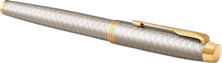 Ручка пір'яна Parker IM 17 Premium Warm Silver GT FP F (1931684) - зображення 3