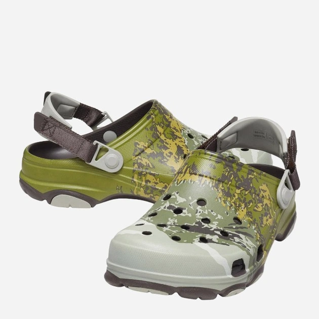 Chodaki męskie ogrodowe Crocs All Terrain Summit Clog 209204-MTES 41-42 (M8) 26 cm Wielokolorowe (196265450275) - obraz 4