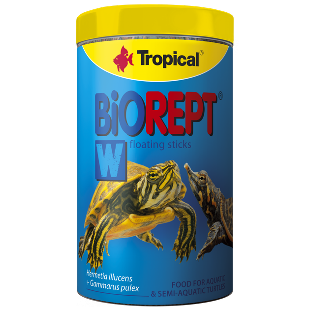 Сухой корм Tropical Biorept W для водоплавающих черепах, 300 г (гранулы) - Фото 1 Сухой корм Tropical Biorept W для водоплавающих черепах, 300 г (гранулы) - изображение 1