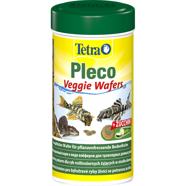 Корм Tetra Pleco Veggie Wafers для травоїдних донних рибок пластинки 110 г/ 250 мл - Фото 2 Корм Tetra Pleco Veggie Wafers для травоїдних донних рибок пластинки 110 г/ 250 мл - зображення 2