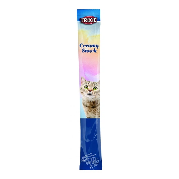 Ласощі Trixie Creamy Snacks для котів з тунцем і креветками 5 шт х 14 г - изображение 2