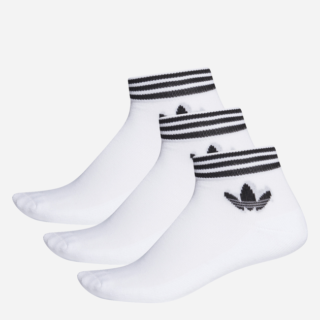 Набір чоловічих шкарпеток коротких бавовняних Adidas TREF ANK SCK HC EE1152 39-42 3 пари Білий (4061619052183) - зображення 1