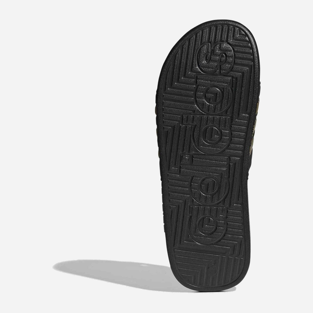 Klapki męskie Adidas Adissage EG6517 52 Czarny/Złoty (4062051813899) - obraz 4