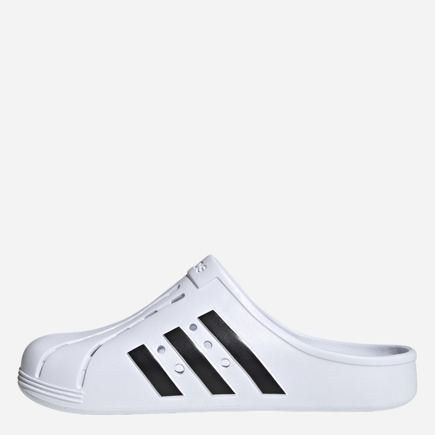 Klapki męskie z zakrytymi palcami Adidas Adilette Clogs FY8970 39 Białe (4064041002511) - obraz 2