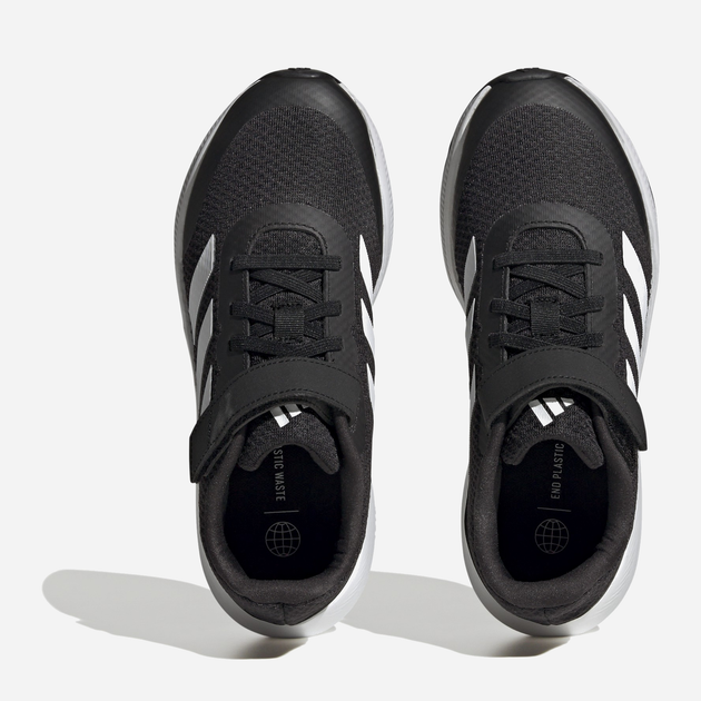 Дитячі кросівки для хлопчика adidas Runfalcon 3.0 El K HP5867 30.5 Чорні з білим (4066749864019) - зображення 3