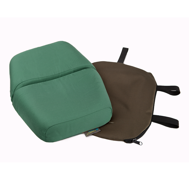 Туристическая ортопедическая подушка для сна Travel Pillow-XL от Correct Shape, чехол тенсел, цвет Айвори, 36х27х7 см - изображение 6