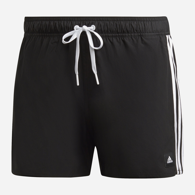 Шорти пляжні чоловічі adidas 3-Stripes CLX Sportswear HT4367 3XL Чорні (4066752895635) - зображення 4