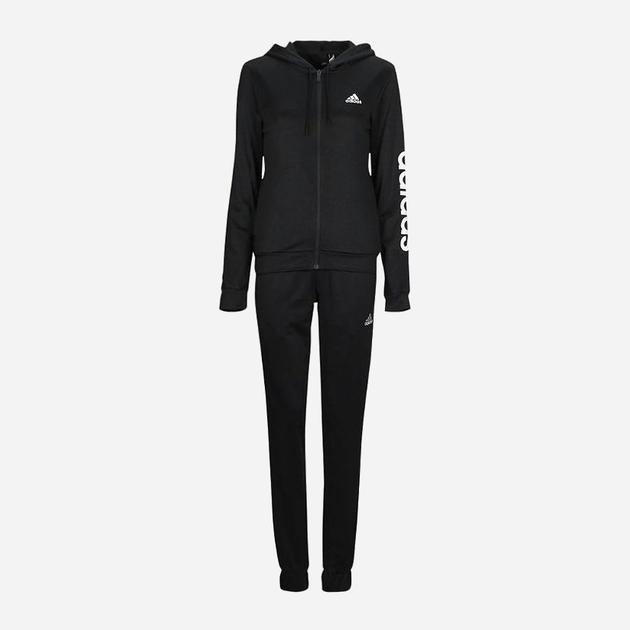 Спортивний костюм жіночий Adidas W Linear Track Suit HZ2258 L Чорний (4066752374932) - зображення 1