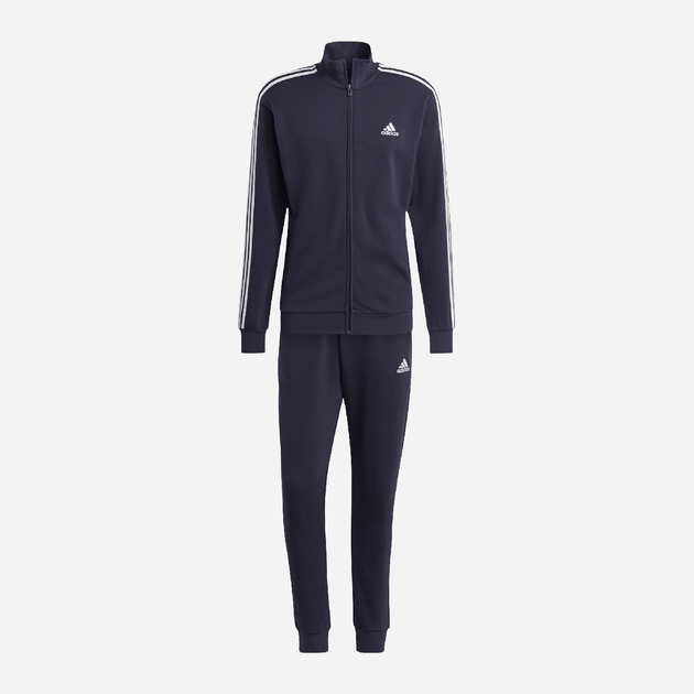 Спортивний костюм чоловічий adidas M 3S FT TT TS IC6765 XL Темно-синій (4066745495699) - зображення 1