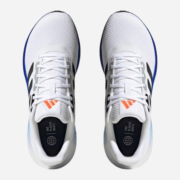 Чоловічі кросівки для бігу adidas Runfalcon 3.0 HP7553 47.5 Білі (4066748222315) - зображення 8