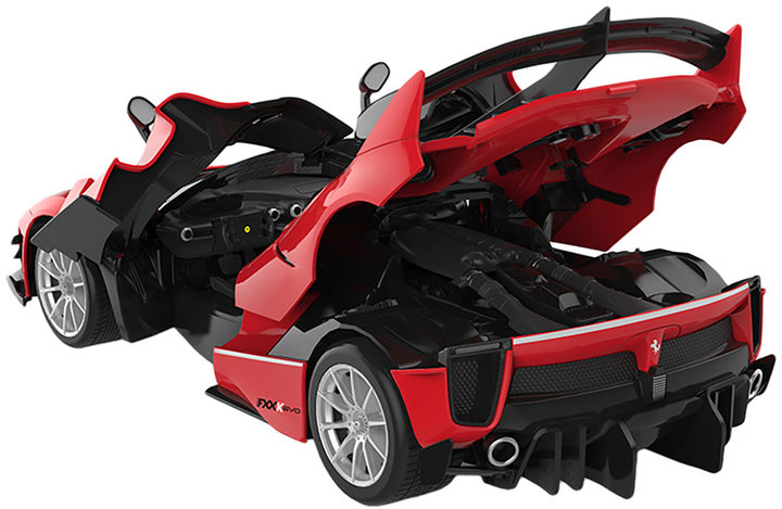 Model samochodu Rastar Ferrari FXX K ze sterowaniem radiowym 1:18 czerwono-czarny (6930751317567) - obraz 10