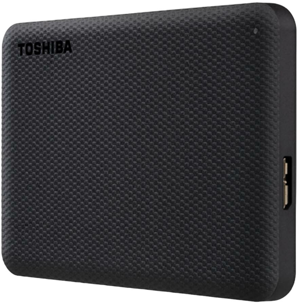 Жорсткий диск Toshiba Canvio Advance 4ТБ 2.5" USB 3.2 Чорний (HDTCA40EK3CA) - зображення 2