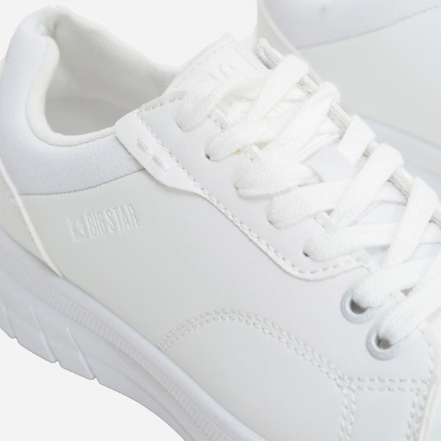 Жіночі кеди Big Star NN274458 38 Білі (5900714748319) - зображення 4