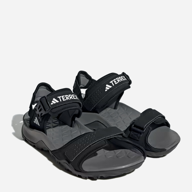 Sandały męskie trekkingowe adidas Terrex Cyprex Sandal HP8655 47 Czarne (4066749514402) - obraz 2