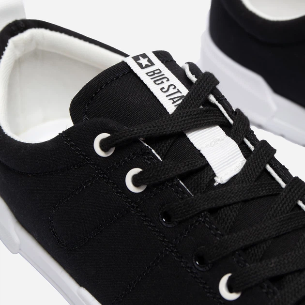 Tenisówki męskie do kostki Big Star NN174156 44 Czarne (5900714737795) - obraz 4