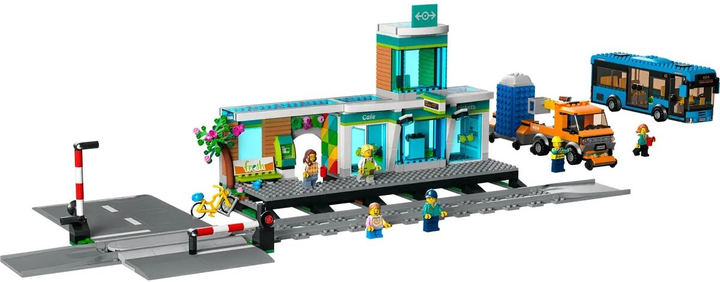 Конструктор LEGO City Залізнична станція 907 деталей (60335) - зображення 8