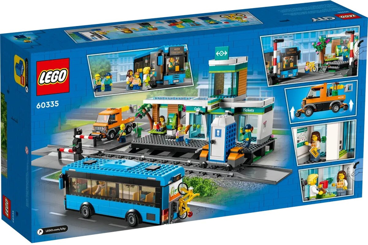 Конструктор LEGO City Залізнична станція 907 деталей (60335) - зображення 10